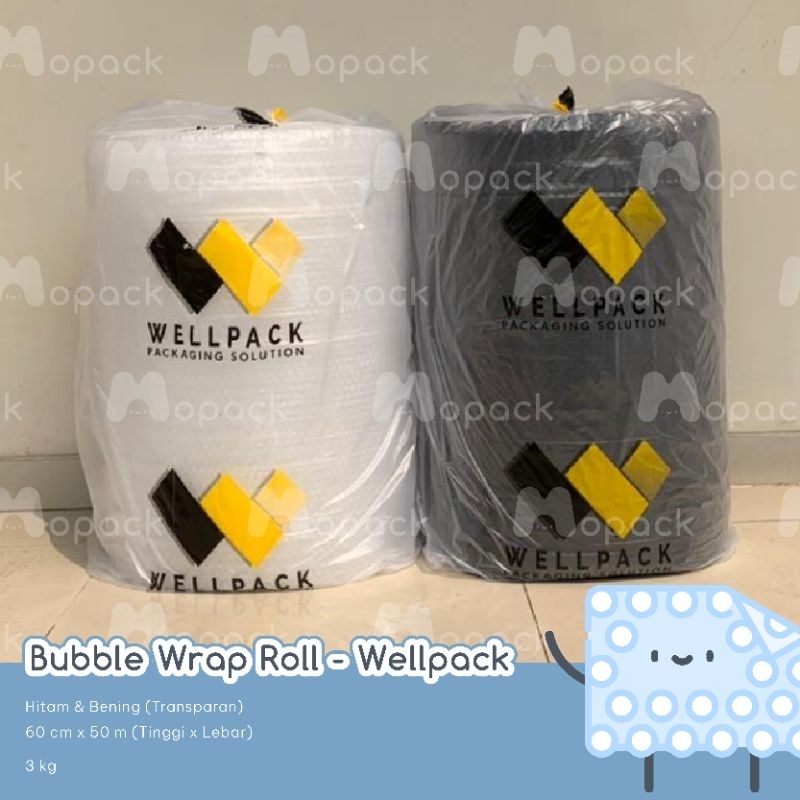

Bubble Wrap Roll Wellpack 60Cm x 50M (3kg)