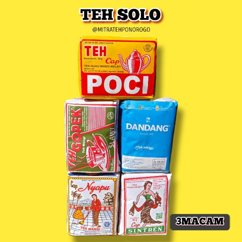 

TEH RACIKAN SOLO GOPEK,NYAPU,SINTREN,DADANG,POCI. RACIKAN TEH SOLO