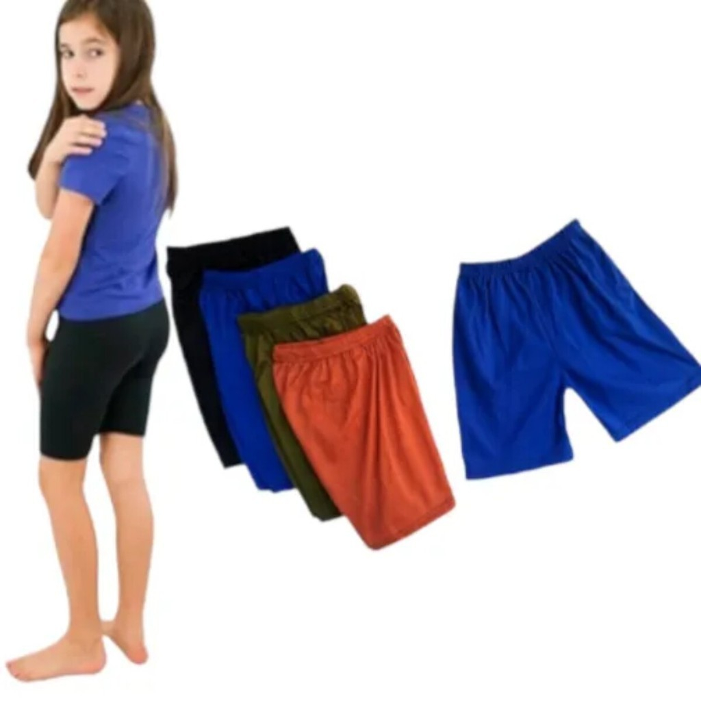 Paket 6 pcs Celana Short Shot Sot pendek anak perempuan TK SD SMP SMA Terlaris celana anak legging