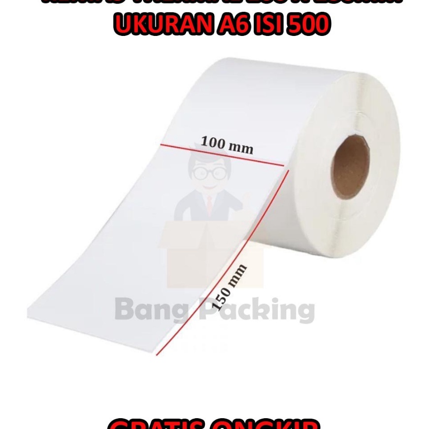 

FG2 Kertas Termal 1x15mm Ukuran A6 Isi 5 Pcs Label Thermal 1x15mm Kertas Thermal Roll Label Printer Roll Kertas Cetak Resi Kertas Marketplace Label Sticker Thermal Label Barcode Kertas Print 4x6 Kertas Printer Barcode