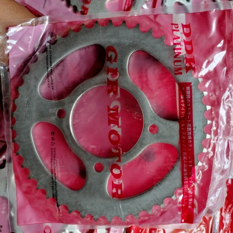 Gear Gir Belakang Vega ZR Ukuran 40T 45T Kualitas Bagus