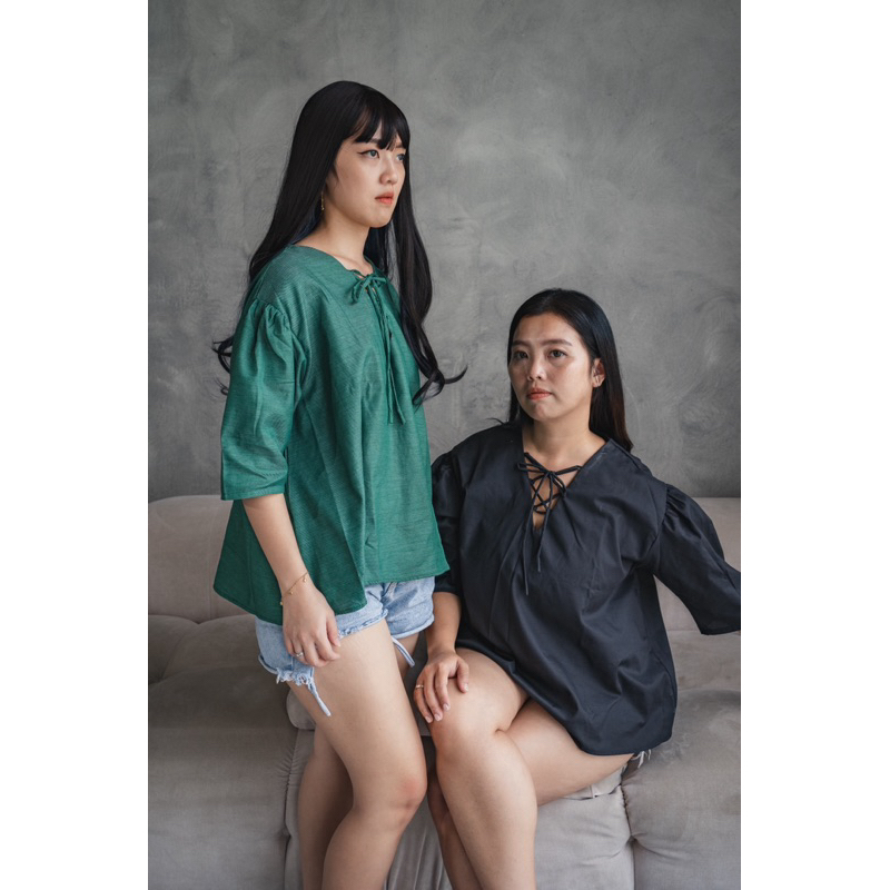 Blouse Linen Wanita | Atasan Linen Wanita | Blouse Wanita