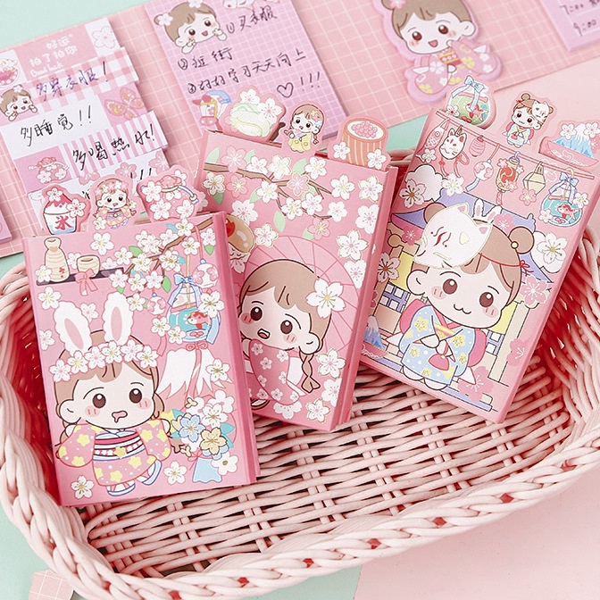 

Beli Sticky Notes 1 Set Karakter Lucu Japanese Pembatas Buku super cute
