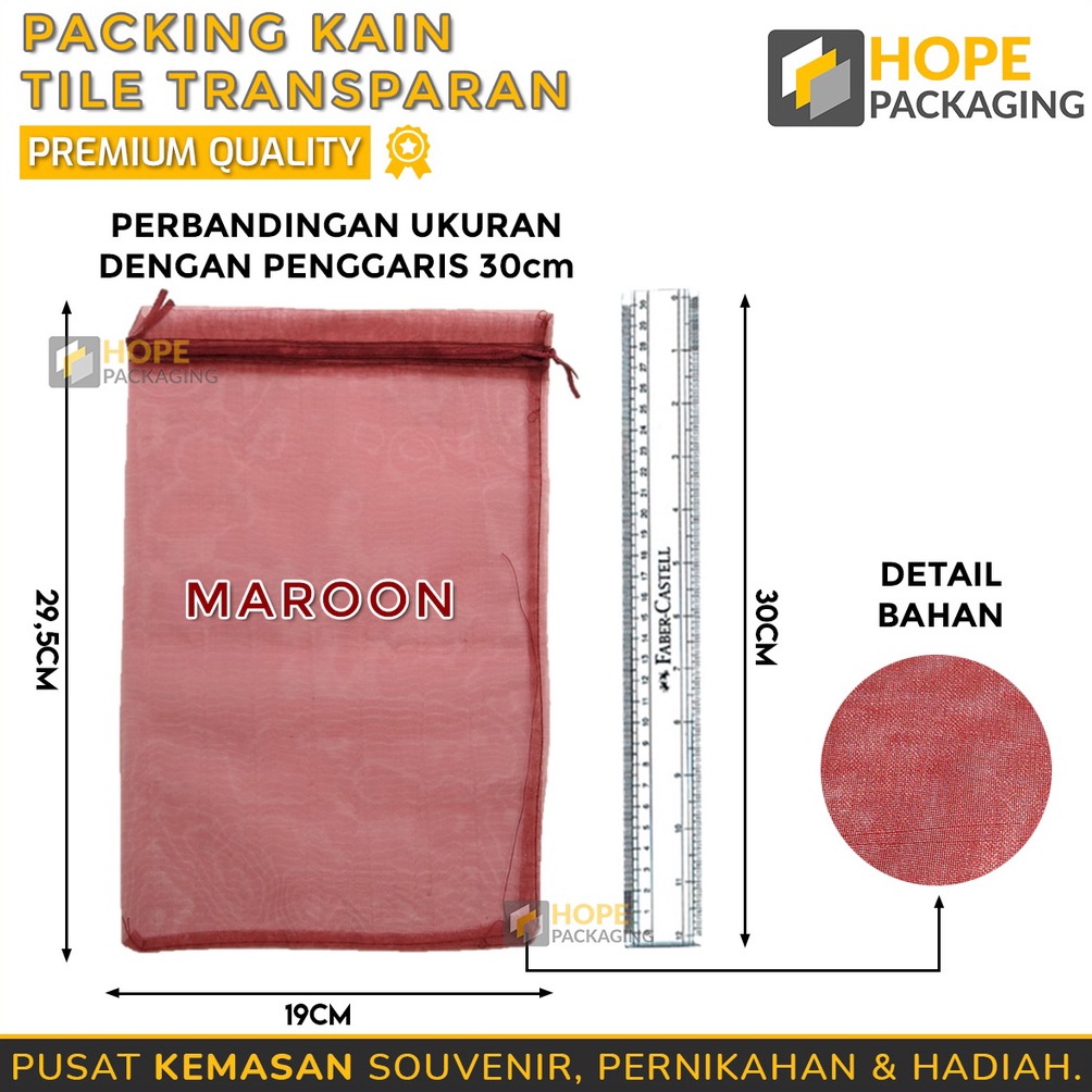 EKSTRA PROMO Harga  5 Pcs Pouch Serut Kain Tile Transparan  Pouch Souvenir WeddingPernikahan  Kanton