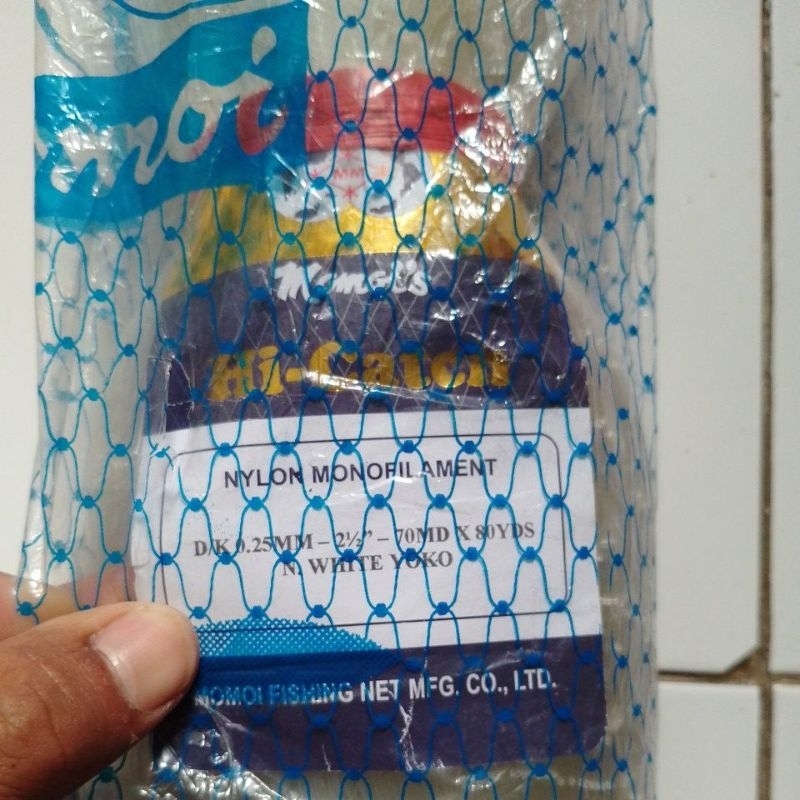 JARING IKAN MOMOI 2½ INCHI 0.25 70MD/80YDS YOKO pukat jala jaring ikan jaring nelayan jaring momoi