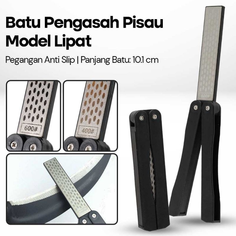 Batu Asahan Pisau Grid 400# 1000# Double Sided Pengasah Pisau Batu Asah Knife Sharpener Whet Stone