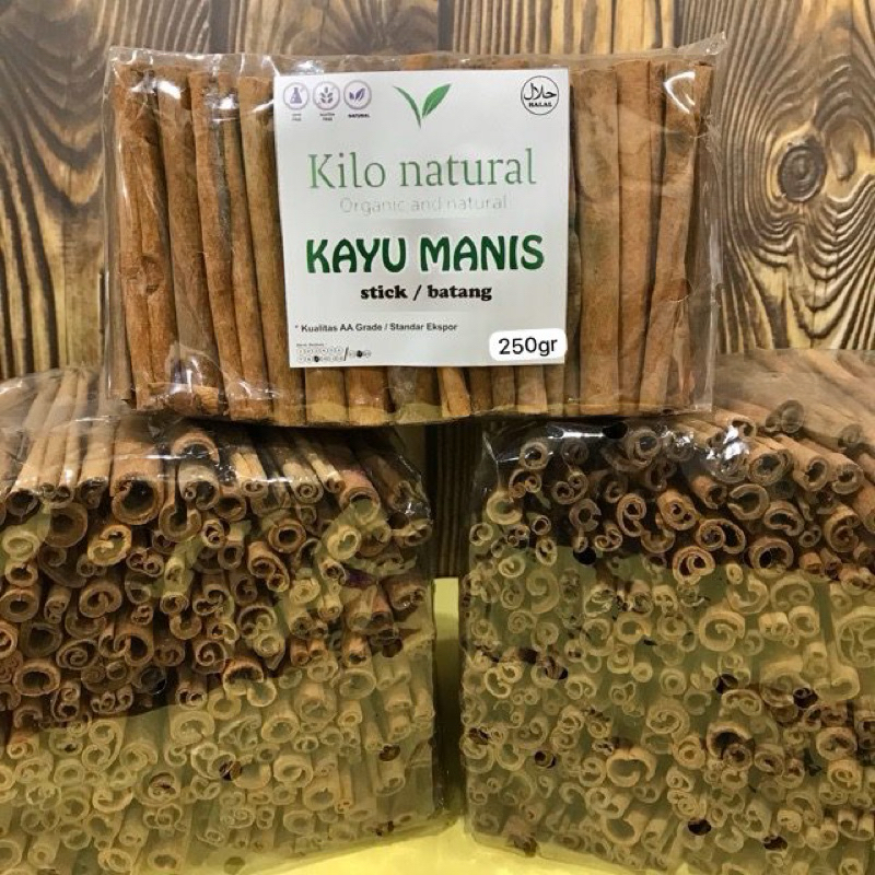 

KAYU MANIS BATANG 250gr / CINNAMON STICK GRADE AA 250gr