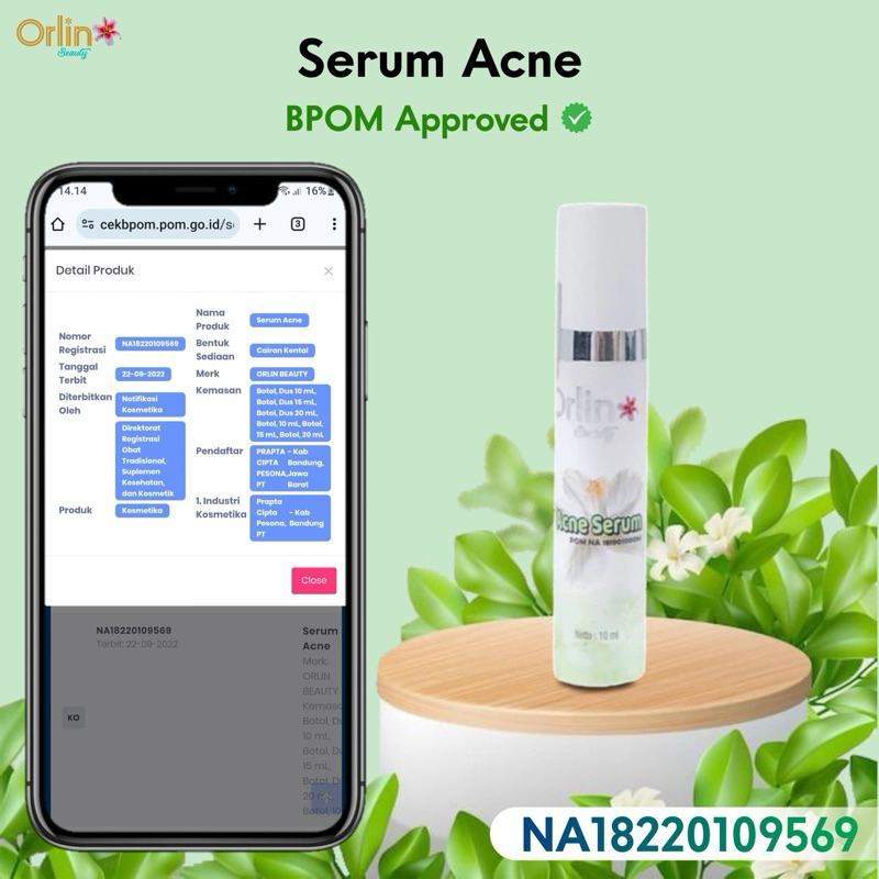 ORLIN BEAUTY SERUM ACNE