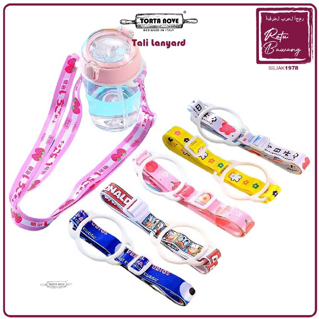 

Tali Lanyard botol minum Tali Strap motif Cinnamon Disney Sanrio Gantungan Botol