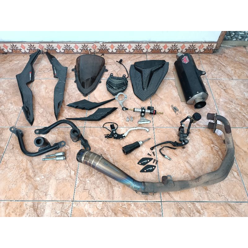 Header Custom Mix Titanium R9 CBR 250RR