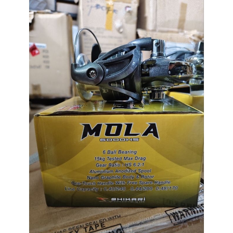 Reel pancing shikari mola 6000 high speed reel laut kuat