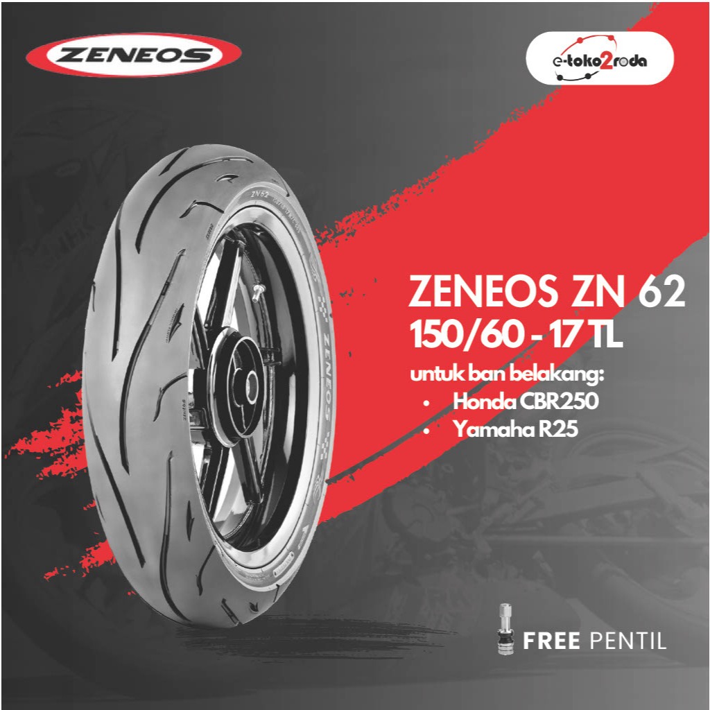 BAN ZENEOS TUBELES ZN62 150/60 RING 17