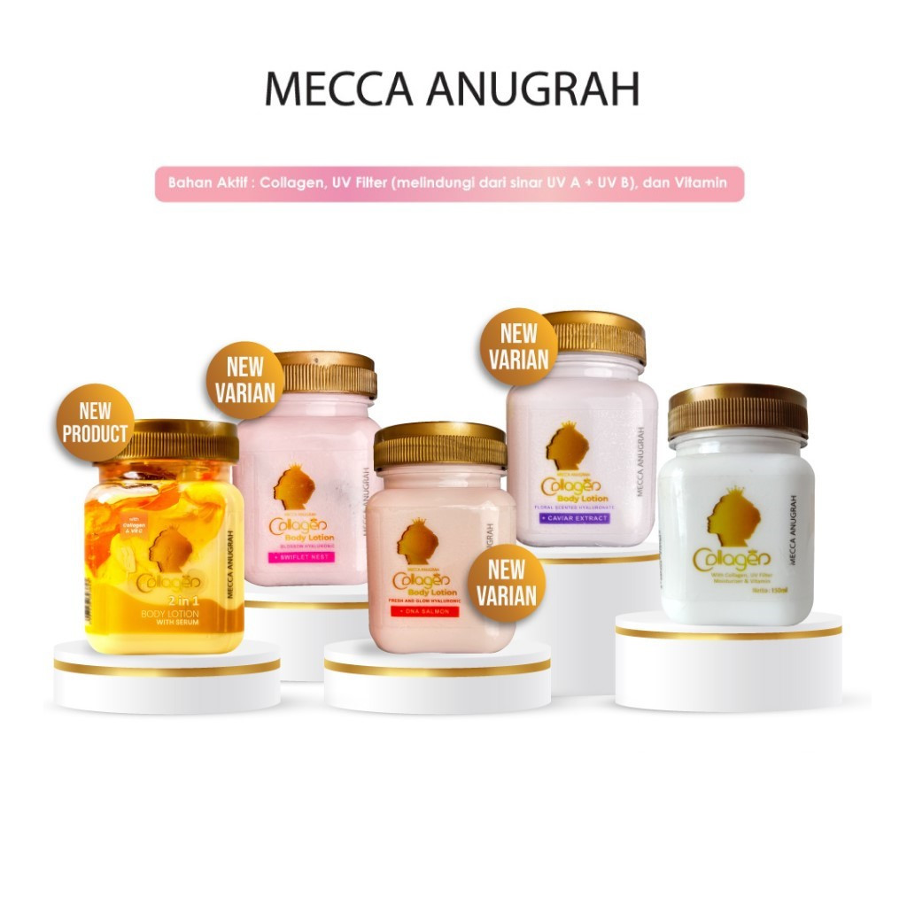 MECCA ANUGRAH COLLAGEN BODY LOTION NEW VARIAN BPOM