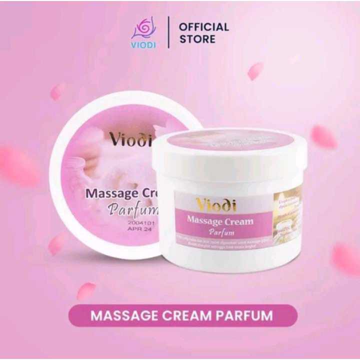 VIODI MASSAGE CREAM KRIM PIJAT PERAWATAN TUBUH (PARFUM) 450G