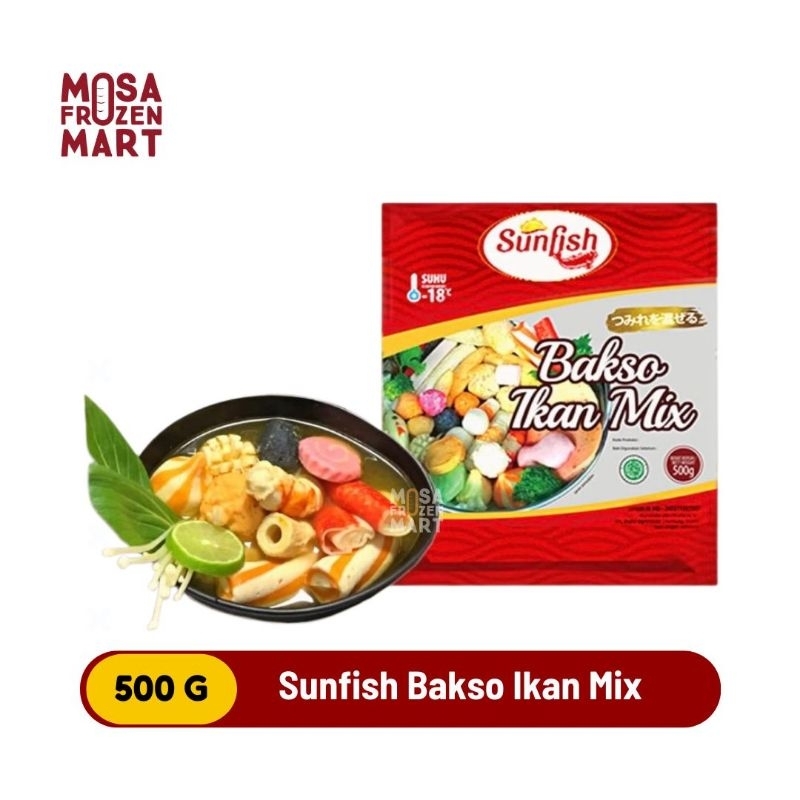 

Sunfish Bakso Ikan Mix 500 G | Dumpling Steamboat Suki Mix
