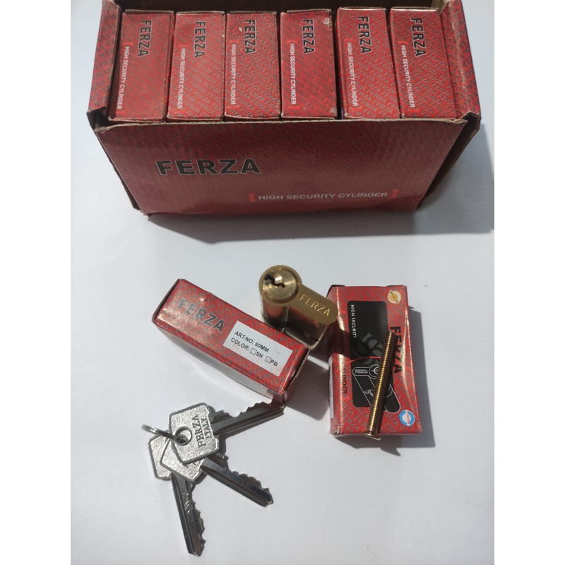 FERZA /Kunci silinder /pintu besi/ pintu kayu / pintu harmonika