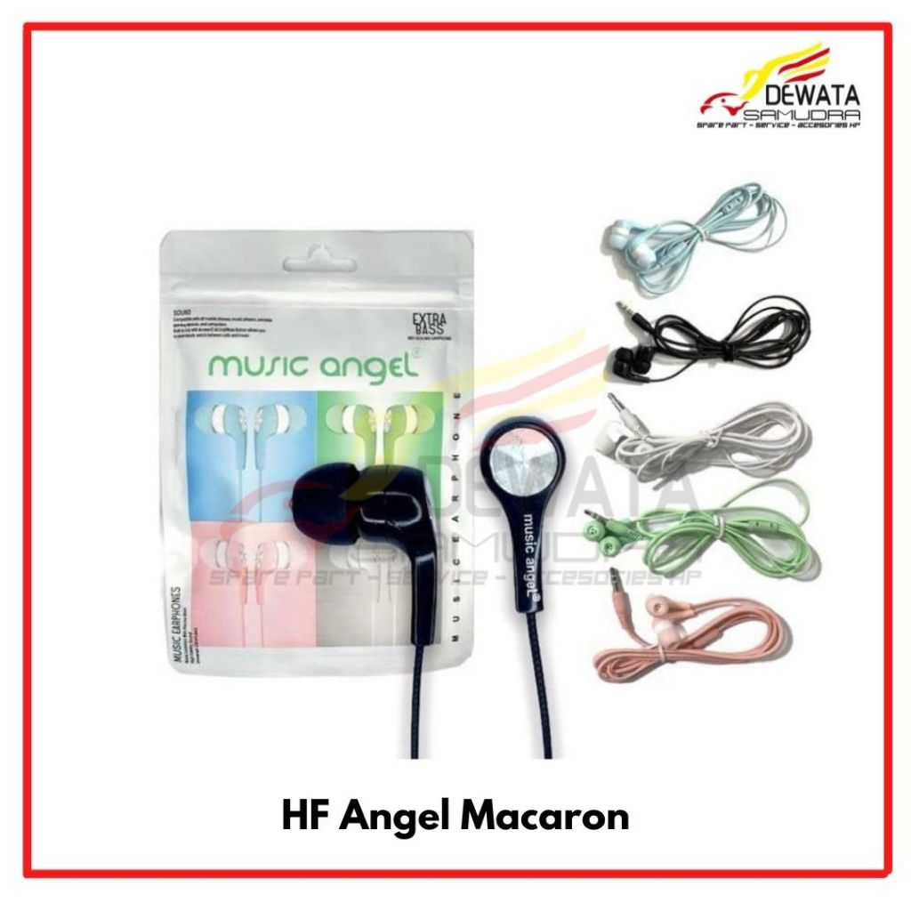 Handsfree - HF - Headset - Earphone Angel Macaron