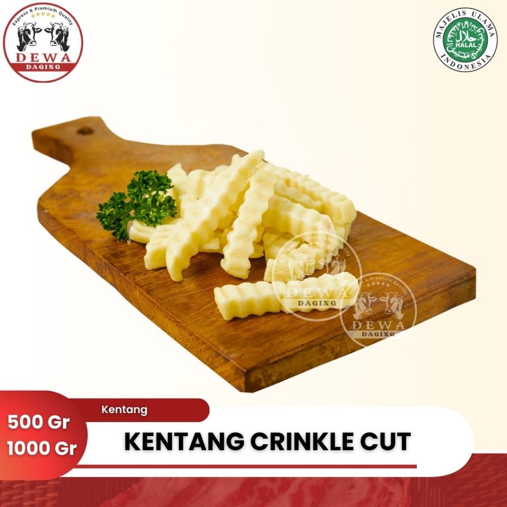 

Kentang Goreng Crinkle Cut | French Fries Crinkle Cut | Steak