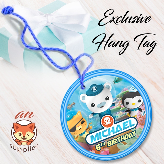 OCTONAUTS 2-1 HANG TAG THANK YOU CARD ULTAH / ULANG TAHUN