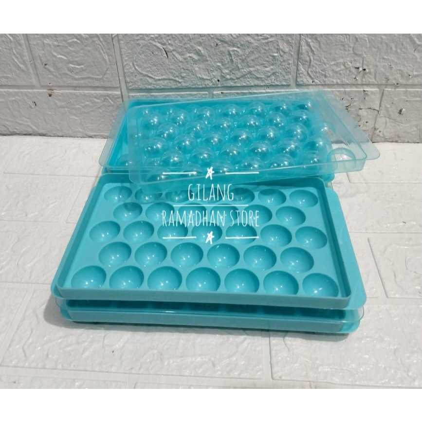 TERBARU! 4PCS cetakan es batu bulat kecil kecil/ 33 slot bulatan/ cetakan puding jelly/TERMURAH!
