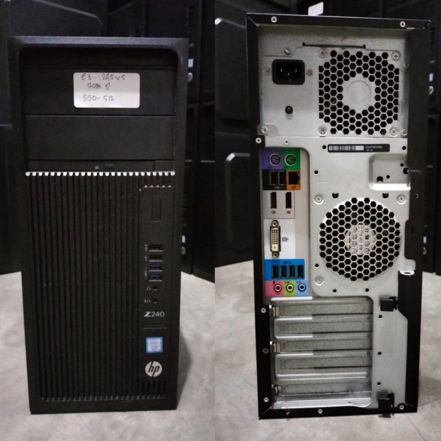 HP Workstation Z240 Xeon E3 1245 V5 3.50Ghz 16GB Quadro 4000 SSD 512GB