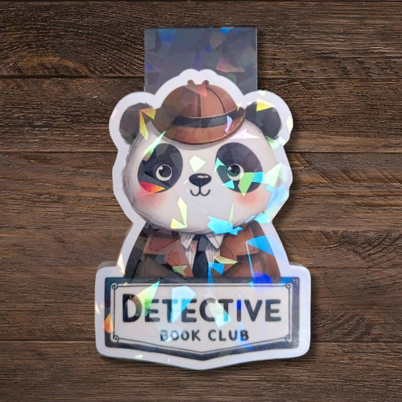 

Pembatas Buku Magnet | Handmade Magnetic Bookmark | Detective Panda