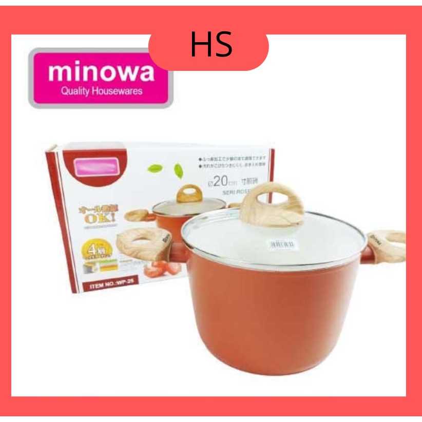 Minowa Marble Seri Rosela - Sauce Pan - Anti lengket