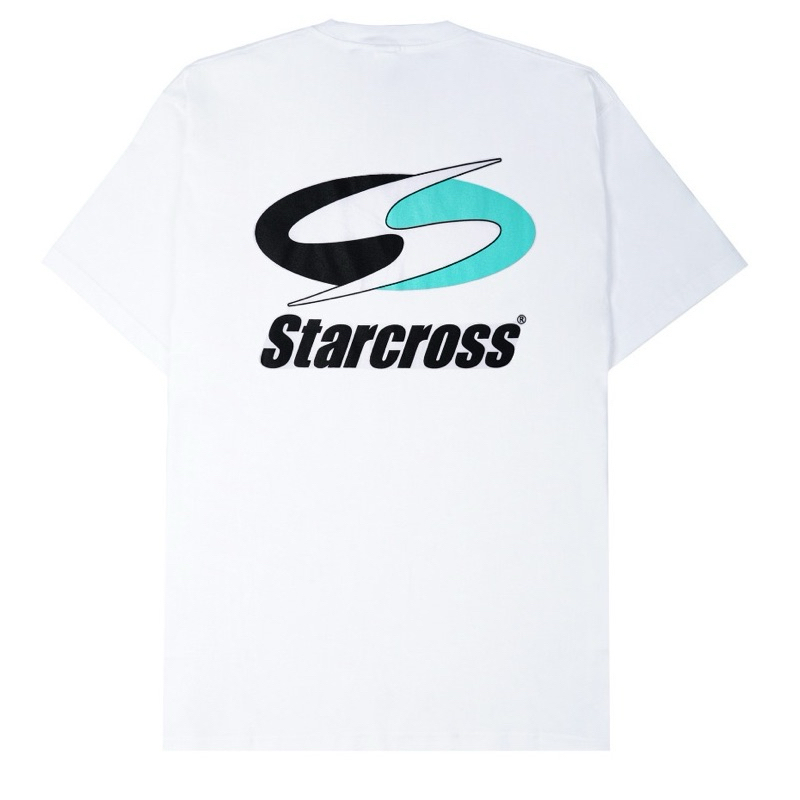 Starcross Planet Kaos Atasan Lengan Pendek Putih