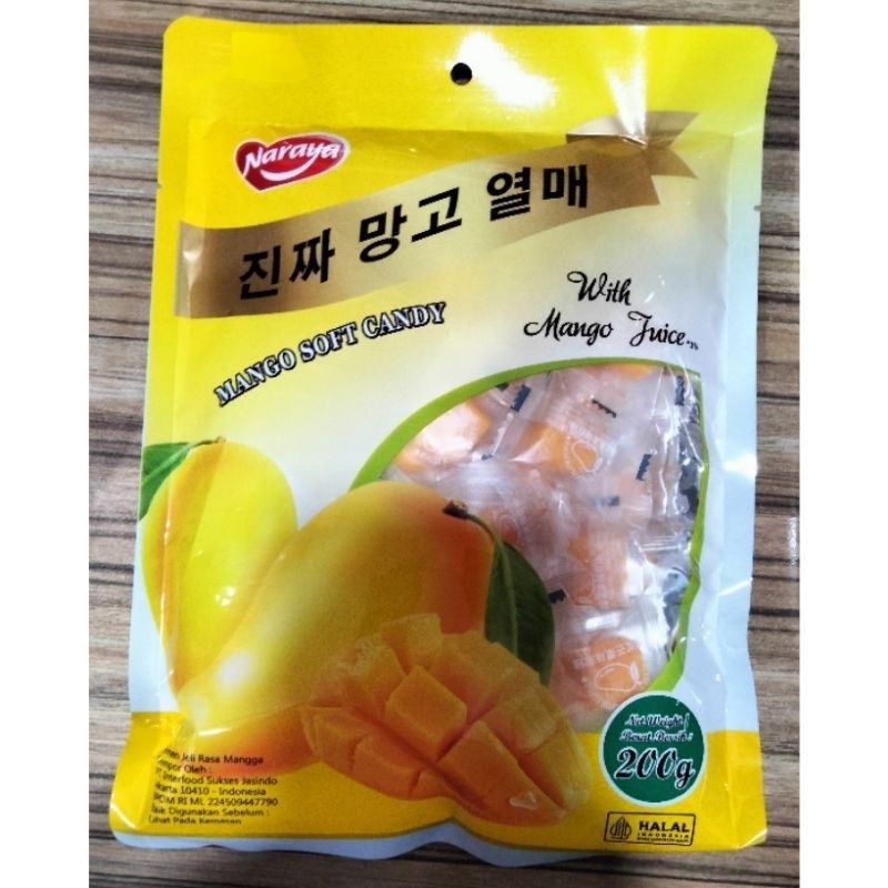 

MANGO Soft Candy / Permen Jeli Rasa Mangga / Permen Jelly / Permen Mangga