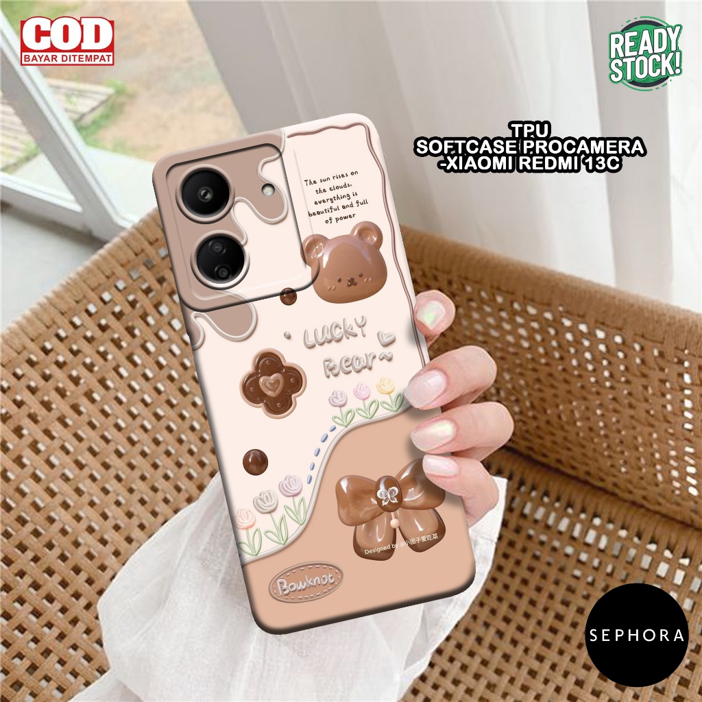 Case XIAOMI REDMI 13C Terbaru - Sephora - Fashion Case LUCU - Softcase XIAOMI REDMI 13C - Case Pro C