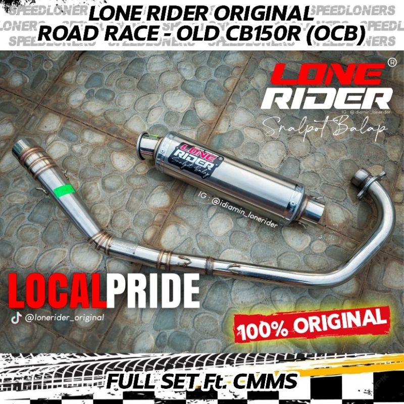 LONE RIDER ORIGINAL - Knalpot Lone Rider OCB - RR - Road Race - OLD CB150R