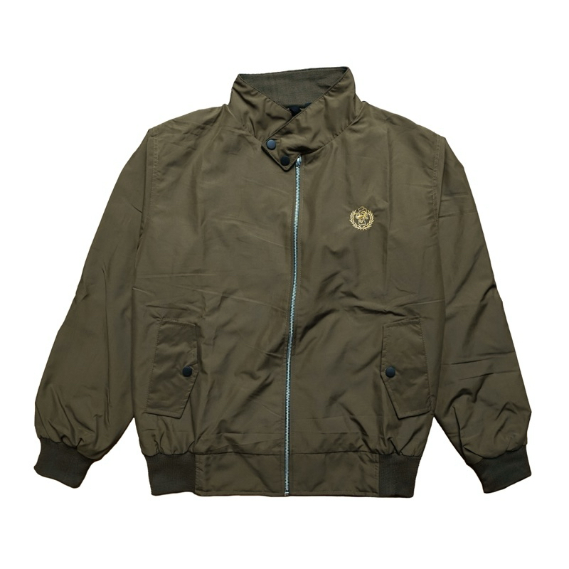 HARRINGTON JAKET SHAGGYDOG - GREEN ARMY