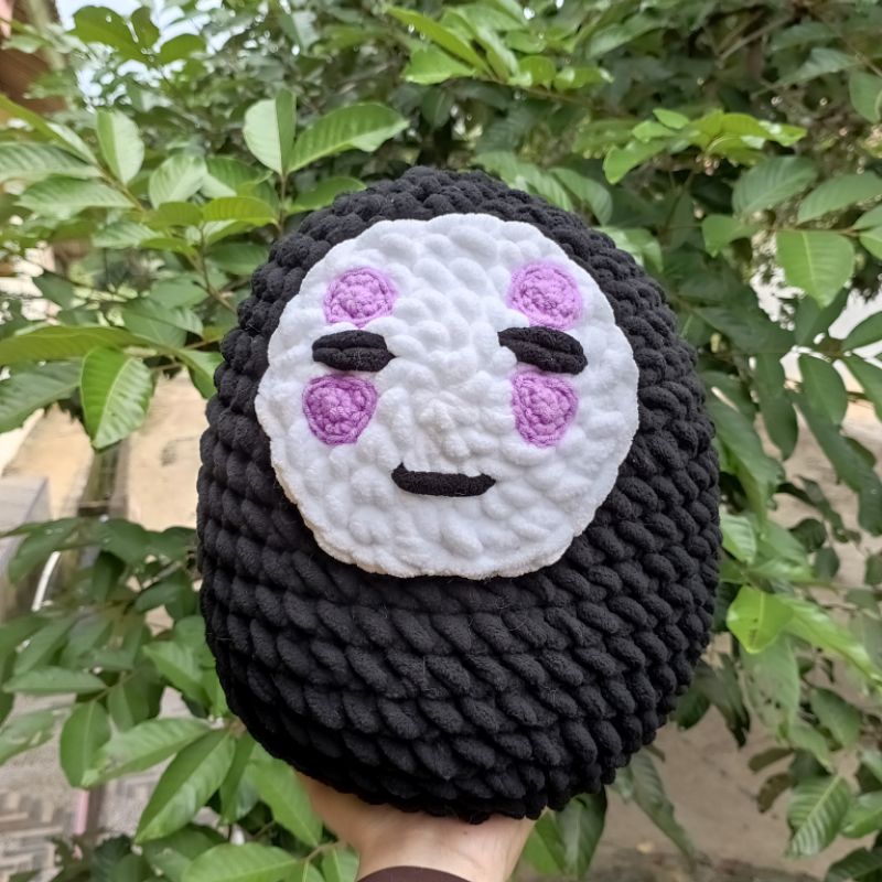 Boneka Rajut No Face || Plushie Kaonashi