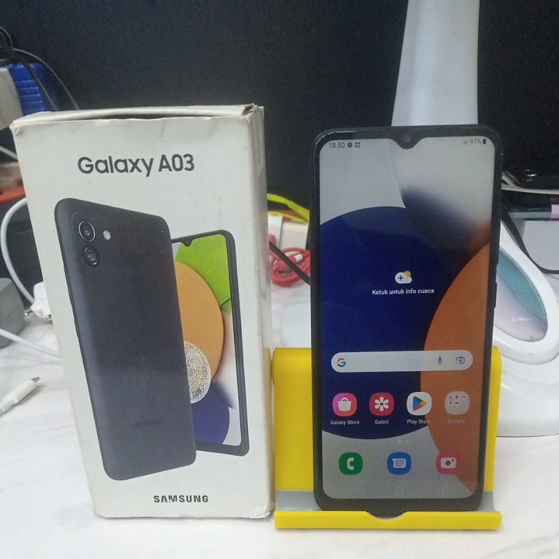 Samsung Galaxy A03  Ram 3/32GB.               /               A50 Ram 6/128GB