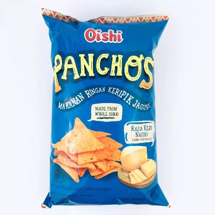 

BONANZA Oishi Panchos Keju Nacho 145gr Makanan Ringan Jajan