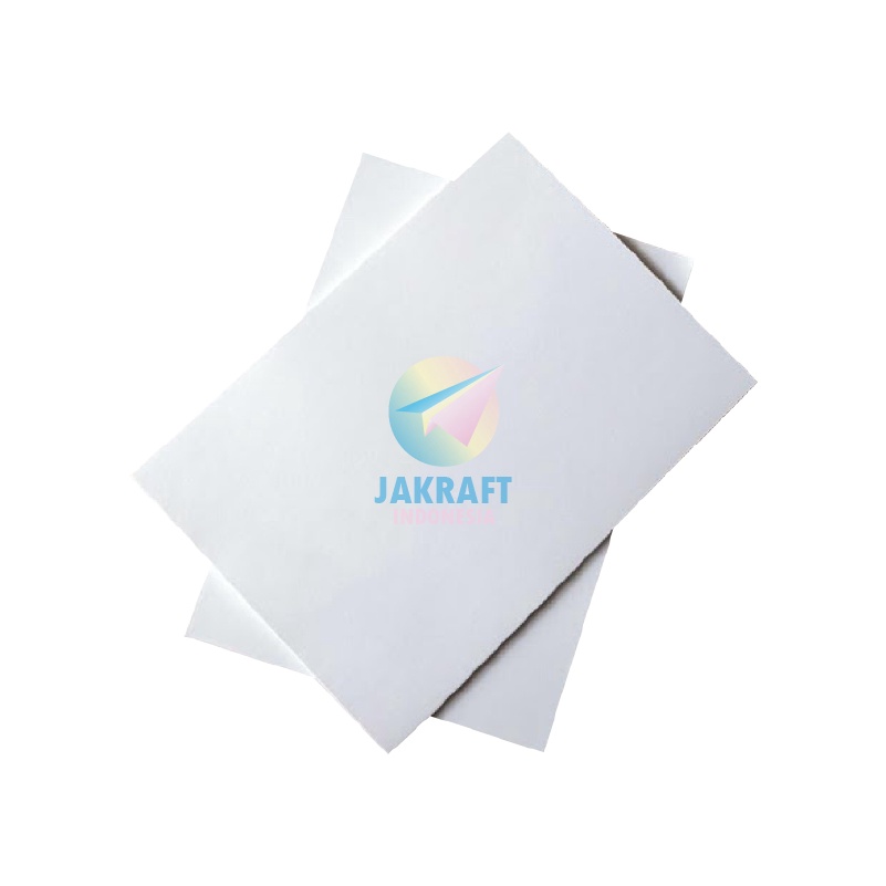 

BERKUALITAS 5 Lembar Potongan Besar 21x1 Cm Kertas Karton HVS Kartu TIK 2 Gram Gsm Putih Doff Doft Tebal 21 x 1 Cn
