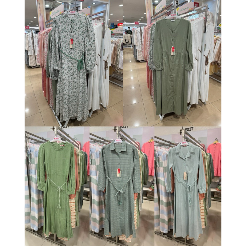 EXIT - SALE Dress Gamis Wanita (S-XXL)