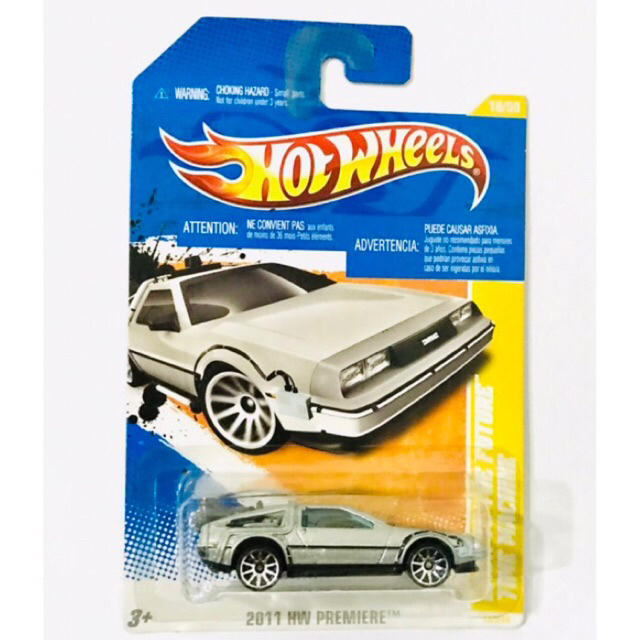 HOT WHEELS - BACK TO THE FUTURE TIME MACHINE  2011