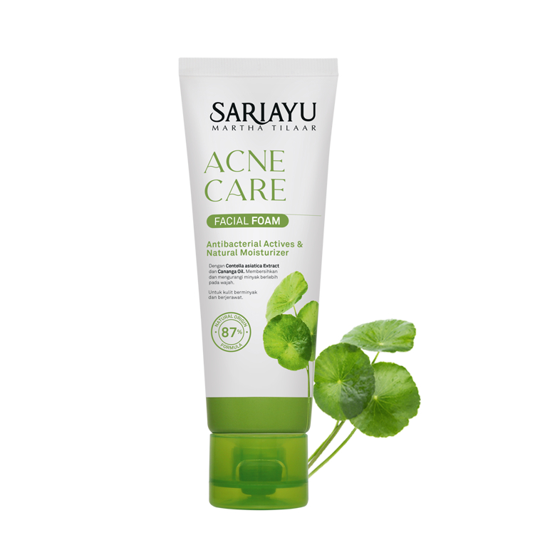 sariayu acne care facial foam 75ml - sariayu facial foam acne care