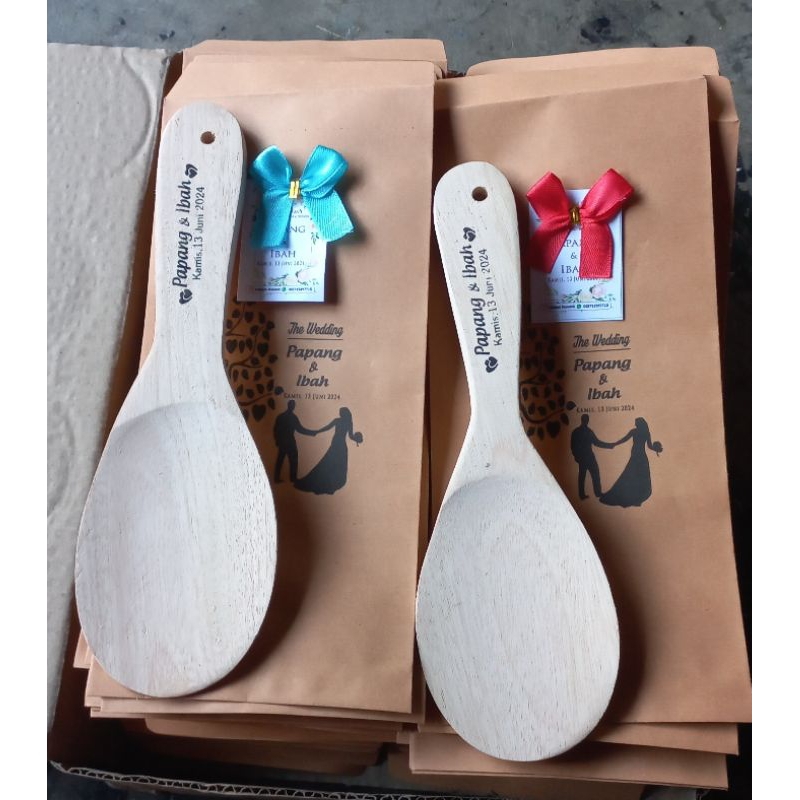 Souvenir Centong Nasi Pernikahan