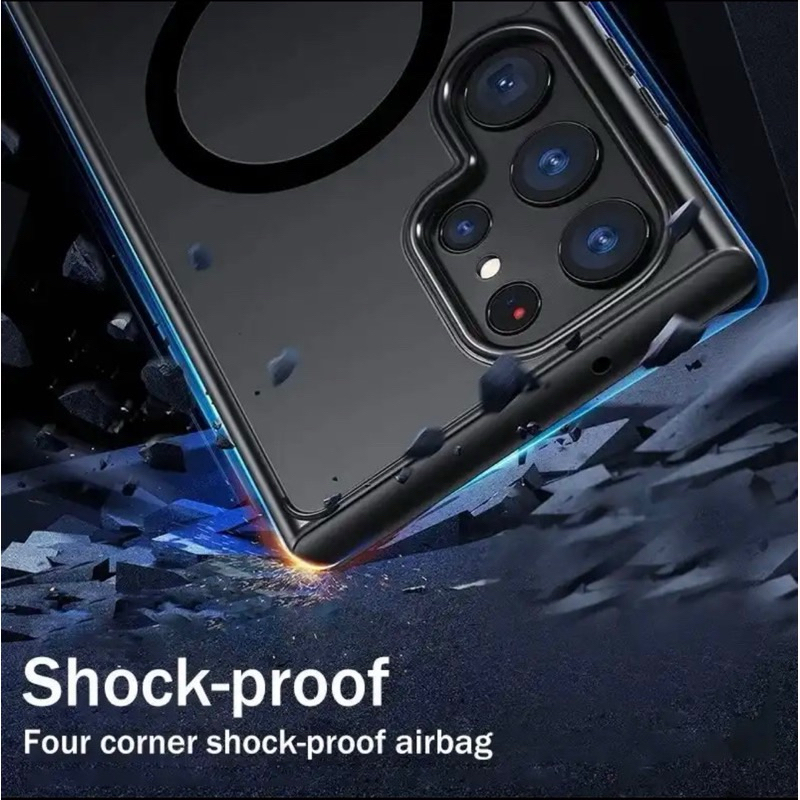 HOT DEALS ORI 100% Case Magsafe Hybird Black Matte Edition SAMSUNG S20 FE S21 FE S23 FE S22 S22+ S23