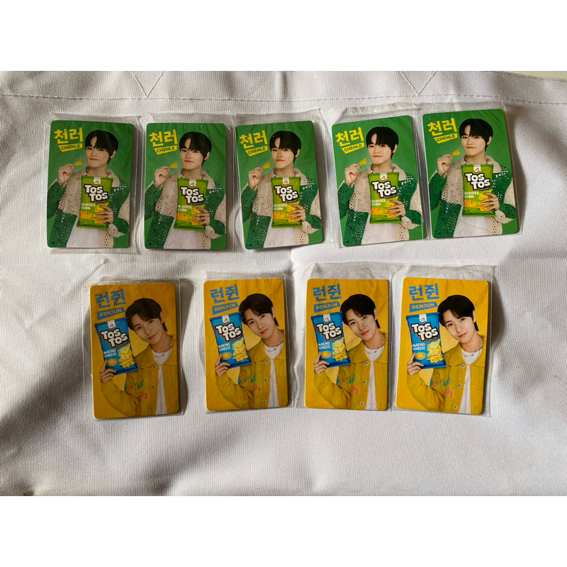 photocard nct dream tostos tos tos chenle renjun