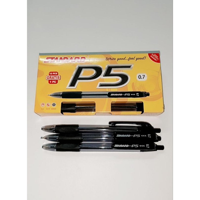 

BULPEN/BULPOINT STANDARD P5 0,7MM ( ISI 12 BIJI+1 FREE BULPEN )