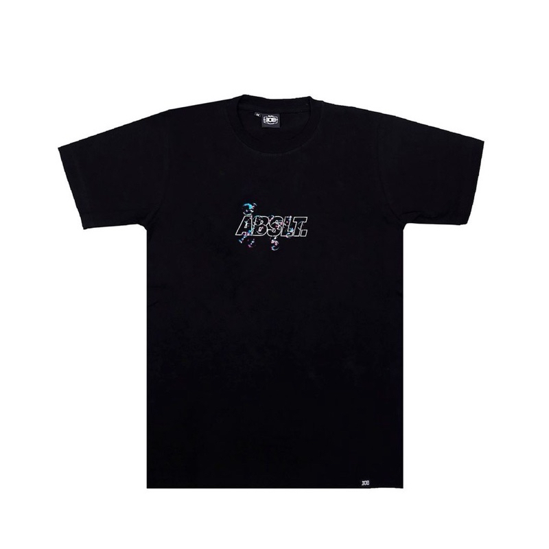 Absltunscrd308 Bubble - Kaos Hitam Unisex