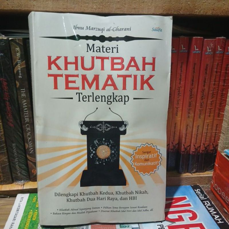 Materi khutbah tematik terlengkap. dilengkapi khutbah kedua, khutbah nikah, khutbah dua hari raya da
