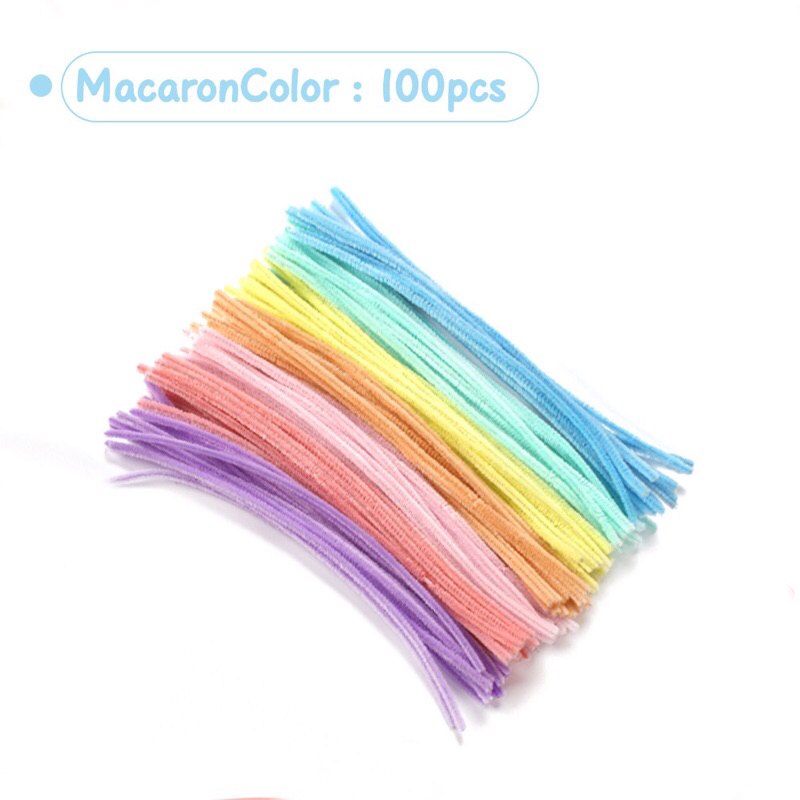 

Pipe cleaner flower mix Kawat bulu mercy 100PC Twist stick flower