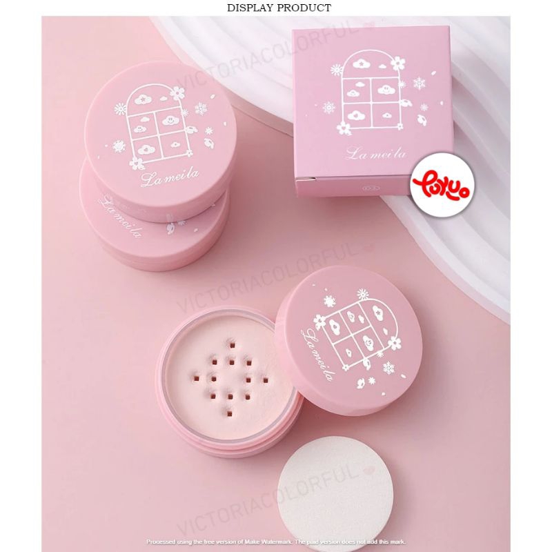 ♦️  LAMEILA ♦️ bedak tabur natural kuning langsat anti minyak lameila