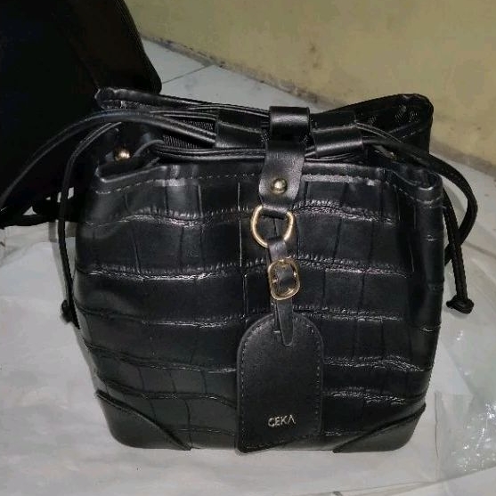 [preloved] Tas CEKA croco serut original free dusbag