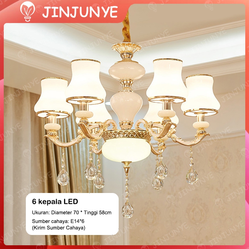 Lampu Gantung Ruang Tamu Minimalis Modern 3 Warna Meja Makan Kamar Tidur Lampu Hias Hotel Vila