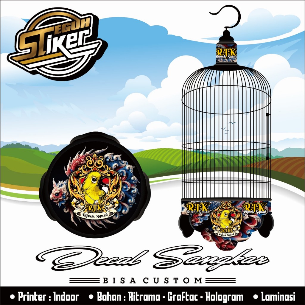 Stiker Tebok Hellopet Pleci Design Suka Suka